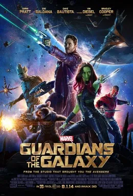 Official poster for Guardians of the Galaxy