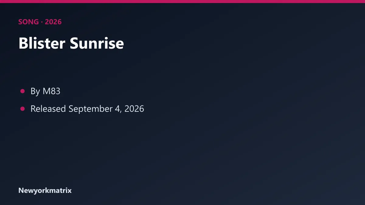 Fact card for Blister Sunrise