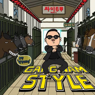 Cover art for Gangnam Style by Psy