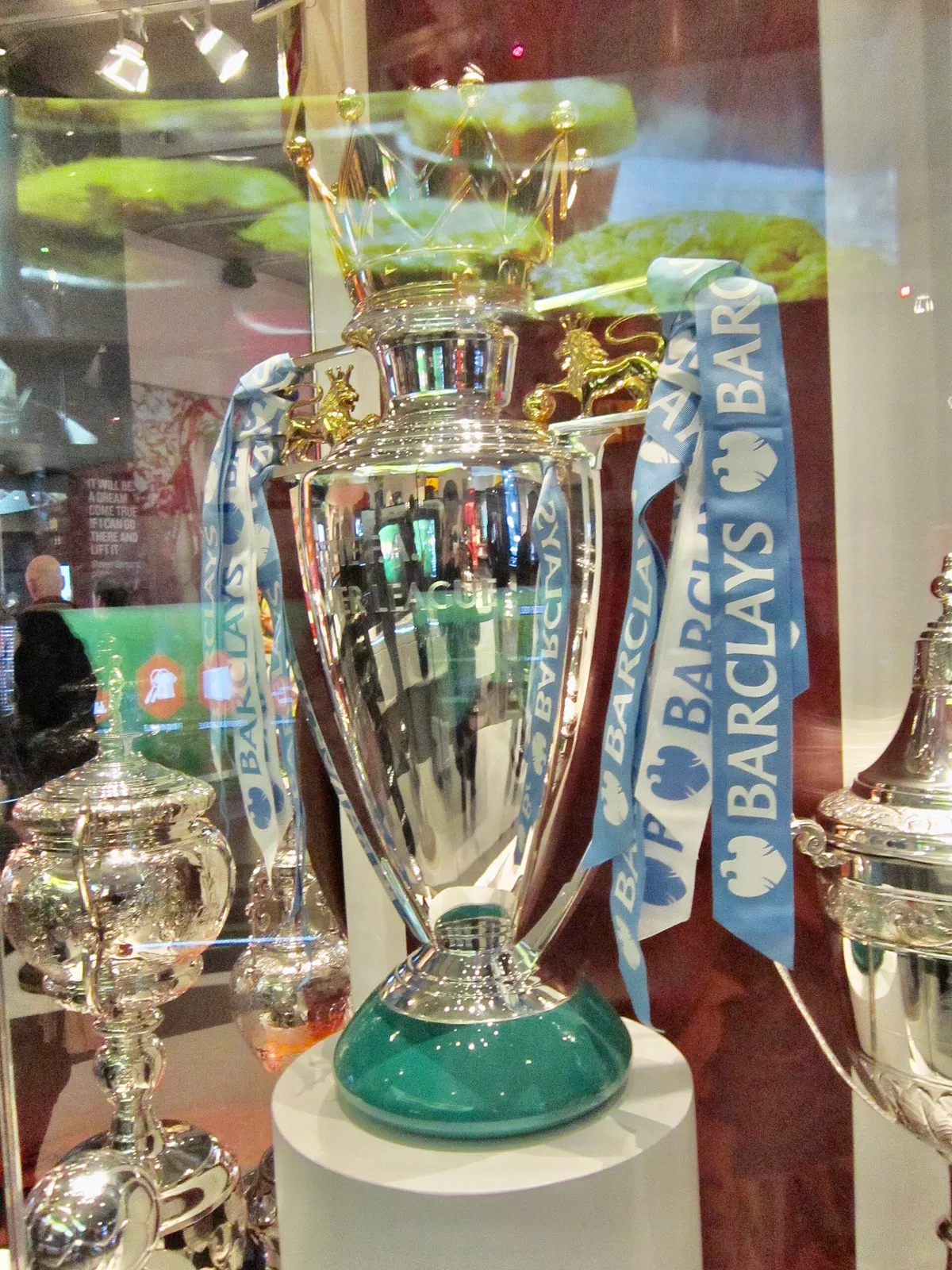 Premier League Trophy at Manchester's National Football Museum